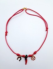 Collana choker cordino usato  Senago