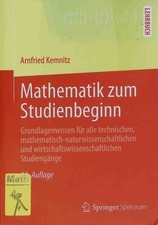 Mathematik zum studienbeginn gebraucht kaufen  Koblenz