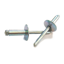 FLANGE EXTRA GRANDE REBITES POP CABEÇA DE CÚPULA CEGA ALUMÍNIO/AÇO 4,8 MM comprar usado  Enviando para Brazil