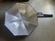 Usado, ☂️ 👉 Guarda-chuva Profoto prata rasa, médio, 41" + DIFUSÃO DE LUZ DE LIVRO! 👈 ☂️ comprar usado  Enviando para Brazil