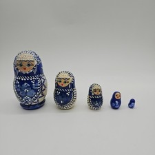 Vintage blue matryoshka for sale  Shipping to Ireland