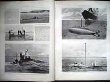 1904 sommergibili submarin usato  Milano