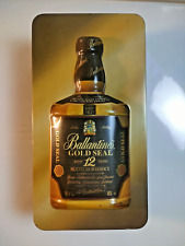 Usado, Caixa de lata vintage wisky Ballantines Gold Seal 12 years Empty colection box comprar usado Usado, Caixa de lata vintage wisky Ballantines Gold Seal 12 years Empty colection box comprar usado  Enviando para Brazil
