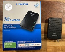 Modem a cabo Linksys 8 X 4 343 Mbps, usado comprar usado  Enviando para Brazil