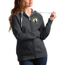 Moletom com capuz Boston Celtics Antigua feminino Victory zíper completo carvão tamanho médio comprar usado  Enviando para Brazil