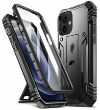 Funda protectora Poetic a prueba de golpes para iPhone 12/12 Pro, cubierta protectora de cobertura completa negra segunda mano  Embacar hacia Mexico