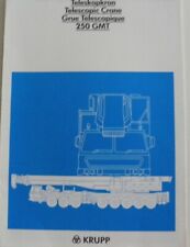 Brochure krupp grue d'occasion  France