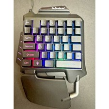 Teclado mecánico retroiluminado RGB con una mano para juegos K-Snake segunda mano  Embacar hacia Mexico