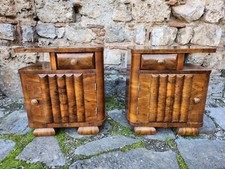 Usado, Mesas de cabeceira Art Deco para quarto, genuínas antigas da década de 1920 comprar usado  Enviando para Brazil
