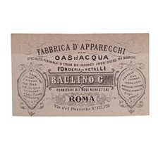 Antica cartolina biglietto usato  Roma