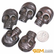 Contas de ossos esculpidas à mão sortidas para fazer joias de Halloween furo grande 1,2 mm  comprar usado  Enviando para Brazil