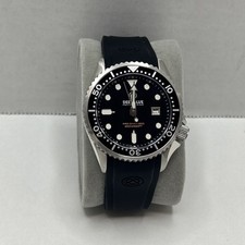 Usado, Relógio Deep Blue 41mm Pro Sea Diver 200 pulseira de silicone quartzo preto comprar usado  Enviando para Brazil