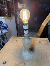 Marble lamp. white. for sale  LEICESTER