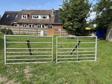 Pair galvanised metal for sale  BASINGSTOKE