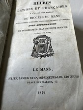 Heures latines françaises d'occasion  Versailles