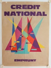 Affiche credit national d'occasion  La Courtine