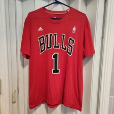 Camiseta de basquete Adidas Chicago Bulls Derrick Rose tamanho XLarge 2014 vermelha, usado comprar usado  Enviando para Brazil