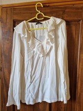 Cream frilly blouse for sale Cream frilly blouse for sale  LINCOLN