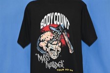 Camiseta vintage anos 90 BODY COUNT MASS KILLER TOUR 93-94 ICE-T HEAVY METAL BAND GG, usado comprar usado Camiseta vintage anos 90 BODY COUNT MASS KILLER TOUR 93-94 ICE-T HEAVY METAL BAND GG, usado comprar usado  Enviando para Brazil
