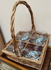 Vintage wicker carrier for sale  RAYLEIGH