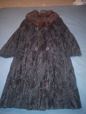 Manteau fourrure astrakan d'occasion  Anost
