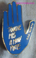 IP1290 - BADGE TOUCHE PAS A MON POTE - SOS RACISME comprar usado  Enviando para Brazil