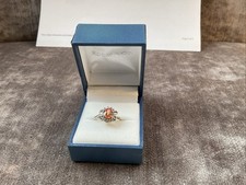 Padparadscha sapphire white for sale  GREAT YARMOUTH
