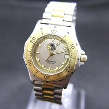 Tag Heuer Professional 934206 relógio de quartzo masculino data 38 mm ouro fabricado na Suíça, usado comprar usado  Enviando para Brazil