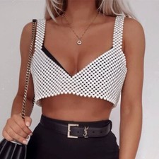 White beaded crop for sale  Bruceton