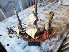 Modellschiff holz santa gebraucht kaufen  Hollingstedt