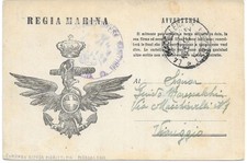 Cartolina regia marina usato  Teramo
