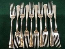 10 belos garfos de mesa de jantar vintage Arthur Price folheados a prata inglesa antiga comprar usado  Enviando para Brazil