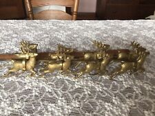 Vtg brass reindeer for sale  Cuyahoga Falls