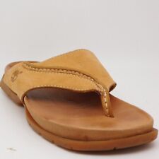 Timberland Calçado Causal Feminino Biqueira de Couro Sandálias Slip On EUA Tamanho 6 comprar usado  Enviando para Brazil