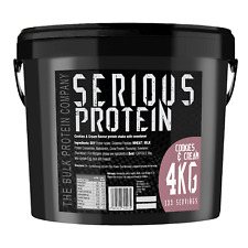 Shake de matriz anabólica Serious Protein Whey em pó e mistura de caseína 4kg - biscoito comprar usado  Enviando para Brazil