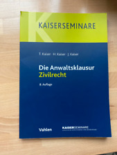 Anwaltsklausur zivilrecht kais gebraucht kaufen  Mainz
