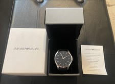 Relógio social masculino A|X Armani Exchange preto aço inoxidável (Modelo: AX2182) ESTADO PERFEITO, usado comprar usado  Enviando para Brazil