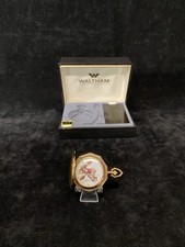 Vintage Dourado Waltham "Tackled" Norman Rockwell Relógio de Bolso - Edição Limitada J7 comprar usado  Enviando para Brazil