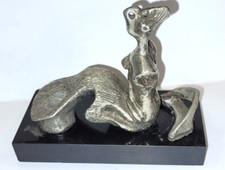 Scultura metafisica argento usato  Roma