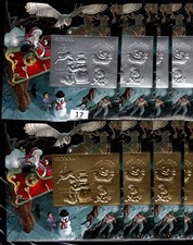 Usado, OZ 4X GUYANA 1993 - MNH - OURO + PRATA - IMPERFEITO - NOEL - PÁSSAROS - ANIMAIS  comprar usado  Enviando para Brazil