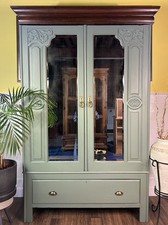 Walnut mirrored victorian for sale  BRIDGNORTH