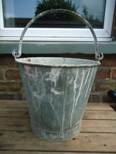 Vintage riveted galvanised for sale  BOSTON