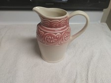 Jarro Longaberger tecido de cerâmica artesanato americano ACO marrom claro EUA  comprar usado  Enviando para Brazil