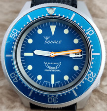 SQUALE DIVERS 1521BLUEBL.PC 50 ATMOS BLUE BLASTED Relógio Automático 42mm Masculino B&P comprar usado  Enviando para Brazil