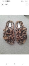 Leopard print slippers for sale  ARDROSSAN
