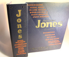 Vntg Jones Machinery Expando Binder Hewitt-Robbins Inc Blue Orange Gold 3 Ring comprar usado  Enviando para Brazil