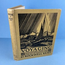 Voyaging Southward from the Strait of Magellan, Rockwell Kent 1924 1st ed. print, usado comprar usado  Enviando para Brazil