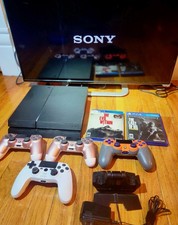 Pacote Sony PS4 500GB + 4 controles, doca de carga, Evil Within, The Last of Us comprar usado Pacote Sony PS4 500GB + 4 controles, doca de carga, Evil Within, The Last of Us comprar usado  Enviando para Brazil