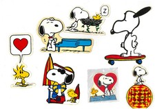 Snoopy peanuts adesivi usato  Salerno