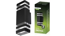 Używany, Lampa Ogrodowa Kinkiet góra dół GU10 Czarny PROTEA LUMILED na sprzedaż  PL